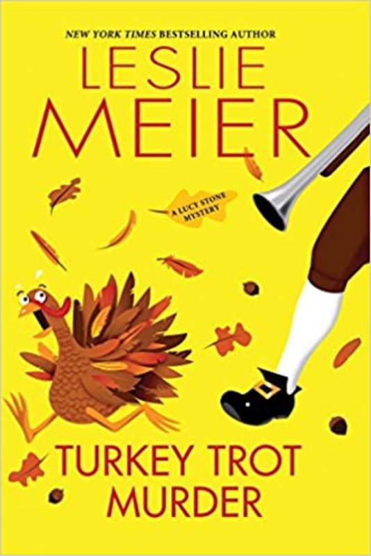 Book cover for "Turkey Trot Murder" by Leslie Meier