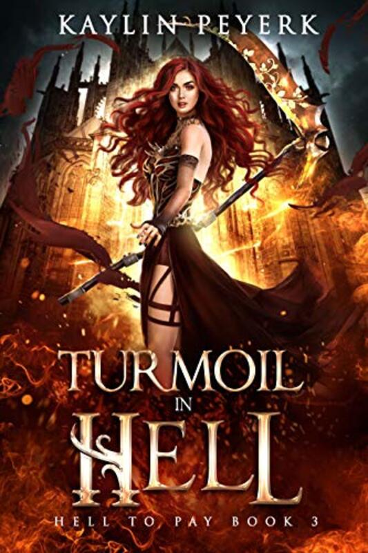 Book cover for "Turmoil in Hell" by Kaylin Peyerk