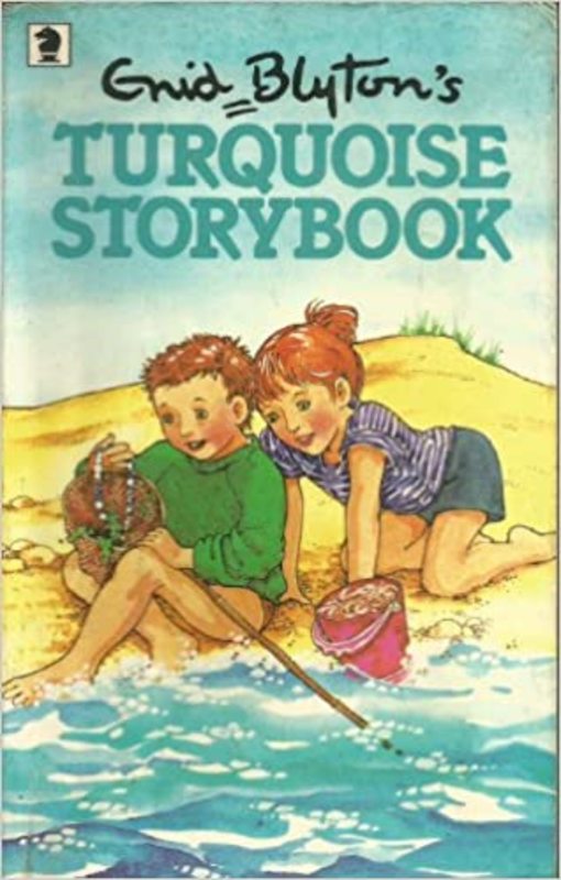 Book cover for "Turquoise Storybook" by Enid Blyton