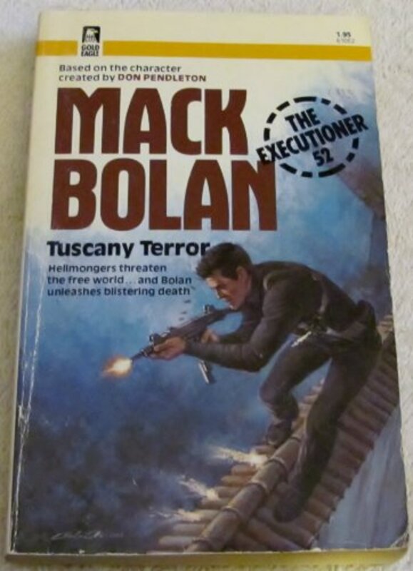 Book cover for "Tuscany Terror" by Don Pendleton