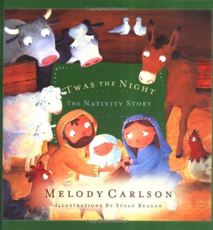 Book cover for "Twas The Night" by Melody Carlson