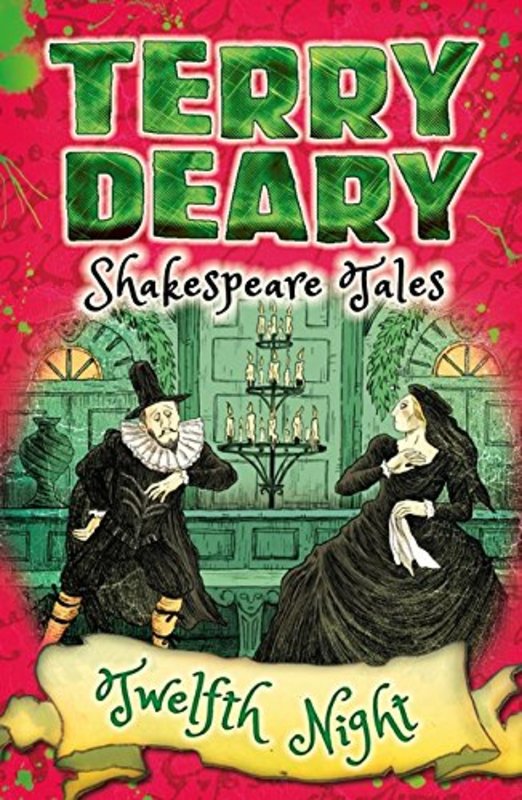 Book cover for "Twelfth Night" by Terry Deary