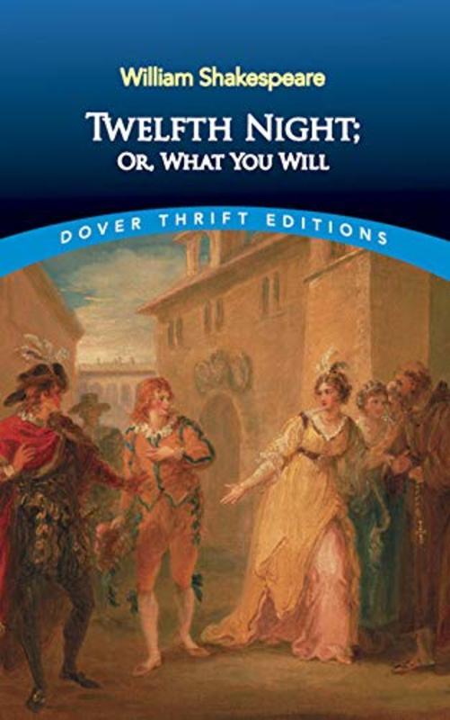 Book cover for "Twelfth Night" by William Shakespeare