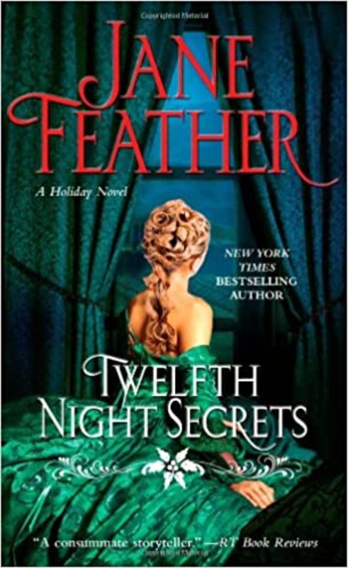 Book cover for "Twelfth Night Secrets" by Jane Feather