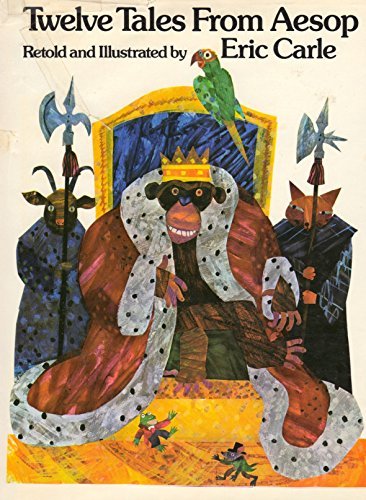 Book cover for "Twelve Tales from Aesop" by Eric Carle