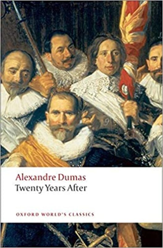 Book cover for "Twenty Years After" by Alexandre Dumas