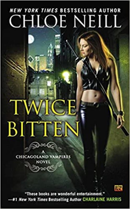 Book cover for "Twice Bitten" by Chloe Neill