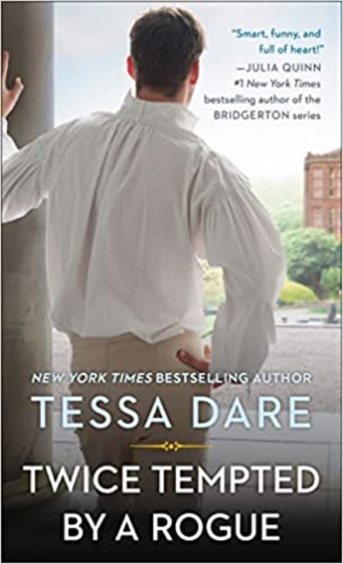 Book cover for "Twice Tempted by a Rogue" by Tessa Dare