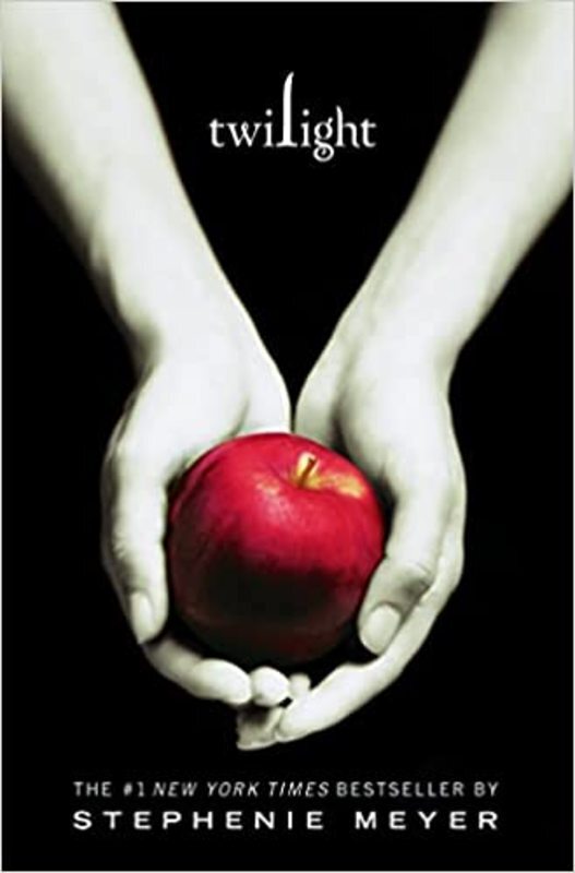 Book cover for "Twilight" by Stephenie Meyer