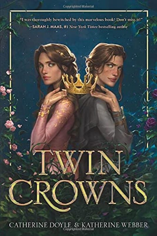 Book cover for "Twin Crowns" by Catherine Doyle