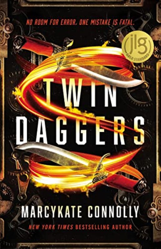 Book cover for "Twin Daggers" by MarcyKate Connolly
