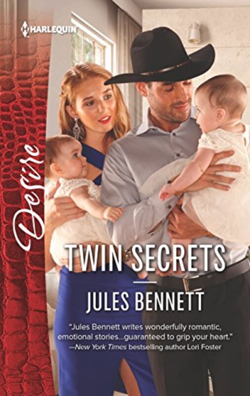 Book cover for "Twin Secrets" by Jules Bennett