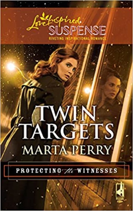 Book cover for "Twin Targets" by Marta Perry