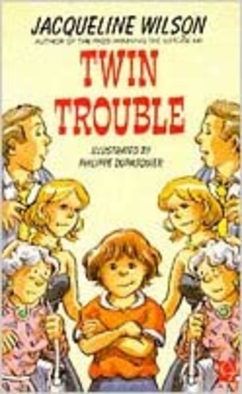 Book cover for "Twin Trouble" by Jacqueline Wilson