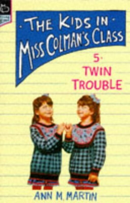 Book cover for "Twin Trouble" by Ann M Martin