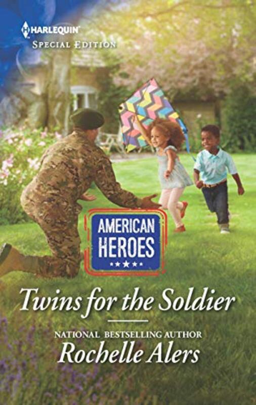 Book cover for "Twins for the Soldier" by Rochelle Alers
