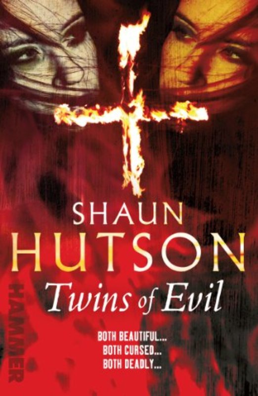 Book cover for "Twins of Evil" by Shaun Hutson