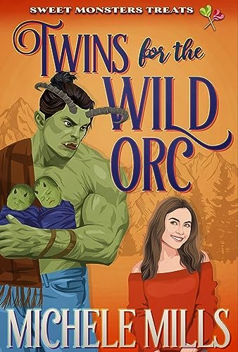 Book cover for "Twins for the Wild Orc" by Michele Mills