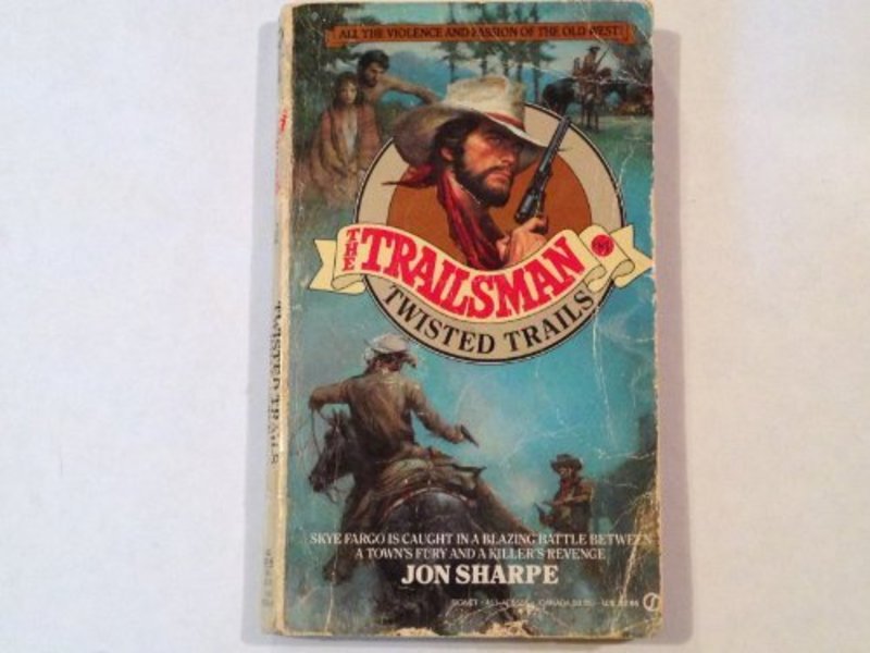 Book cover for "Twisted Trails" by Jon Sharpe