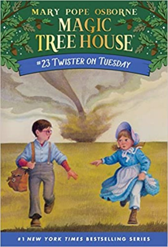 Book cover for "Twister on Tuesday" by Mary Pope Osborne