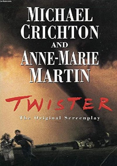 Book cover for "Twister" by Michael Crichton