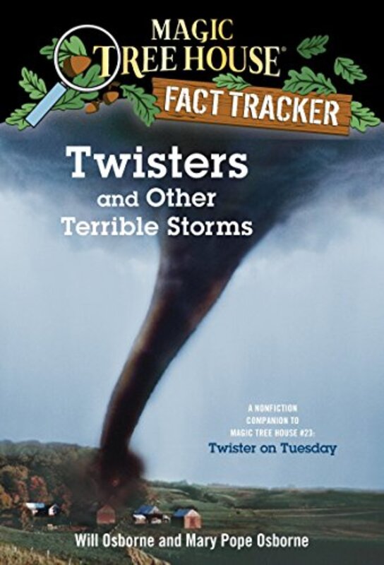 Book cover for "Twisters and Other Terrible Storms" by Mary Pope Osborne