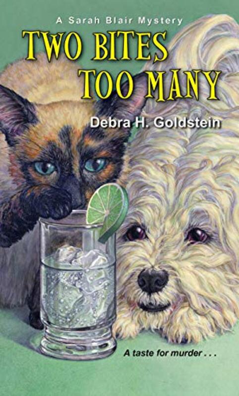 Book cover for "Two Bites Too Many" by Debra H Goldstein