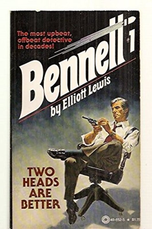 Book cover for "Two Heads Are Better" by Elliott Lewis