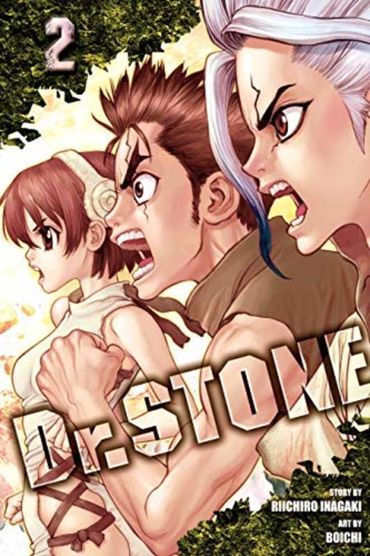 Book cover for "Two Kingdoms of the Stone World" by Riichiro Inagaki