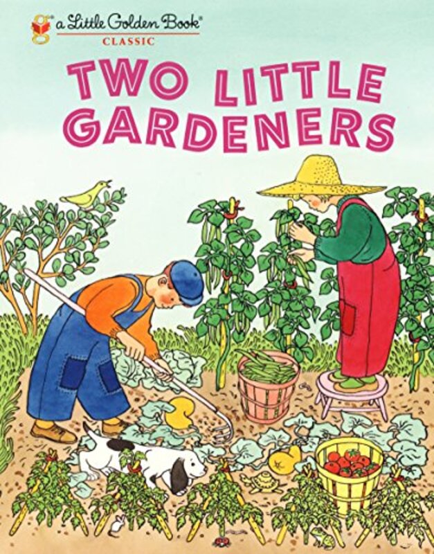 Book cover for "Two Little Gardeners" by Margaret Wise Brown