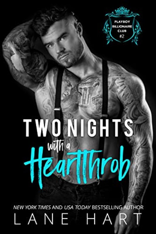 Book cover for "Two Nights with a Heartthrob" by Lane Hart