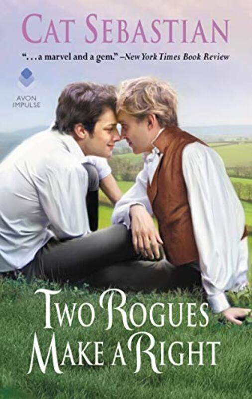 Book cover for "Two Rogues Make a Right" by Cat Sebastian