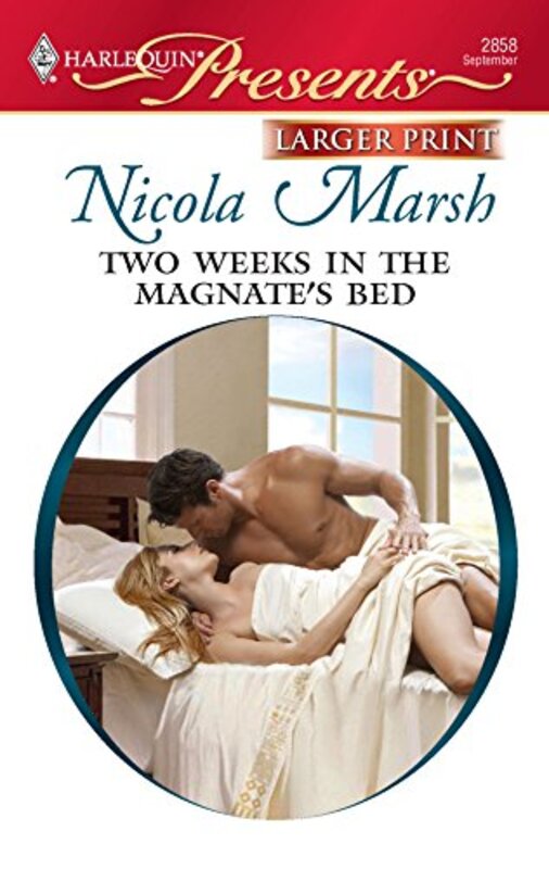 Book cover for "Two Weeks in the Magnate's Bed" by Nicola Marsh