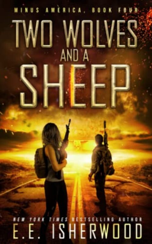 Book cover for "Two Wolves and a Sheep" by EE Isherwood