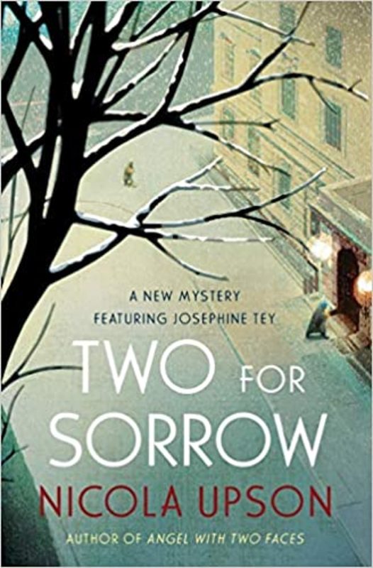 Book cover for "Two for Sorrow" by Nicola Upson