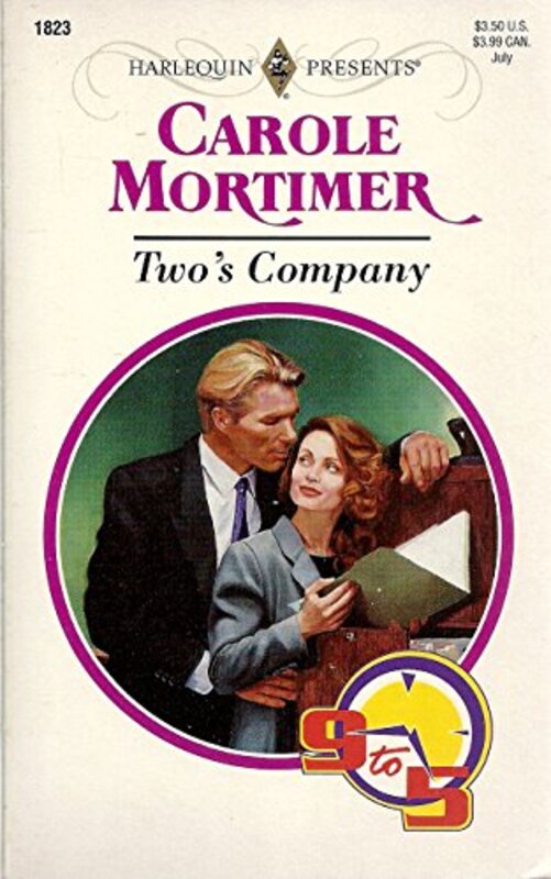 Book cover for "Two's Company" by Carole Mortimer