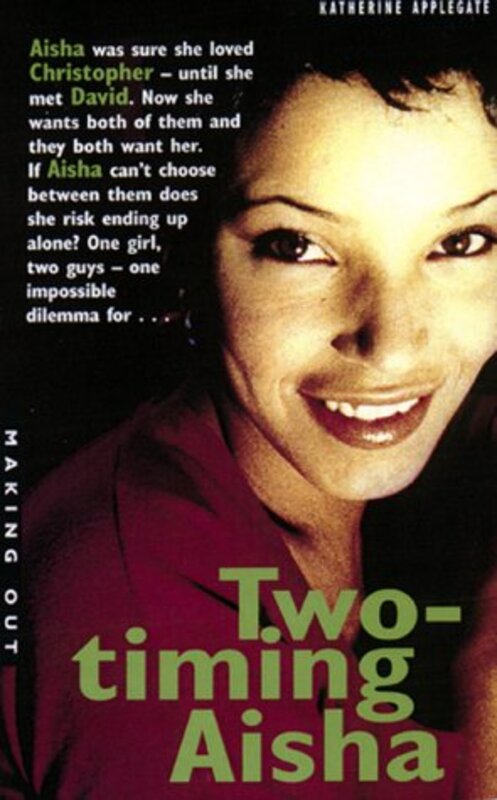 Book cover for "Two-Timing Aisha" by Katherine Applegate