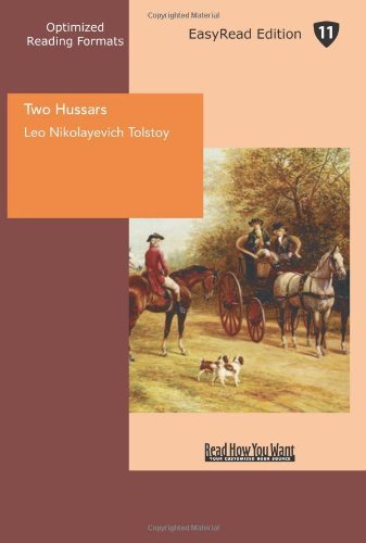Book cover for "Two Hussars" by Leo Tolstoy