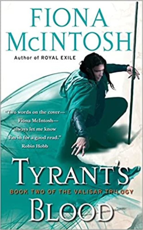 Book cover for "Tyrant's Blood" by Fiona McIntosh