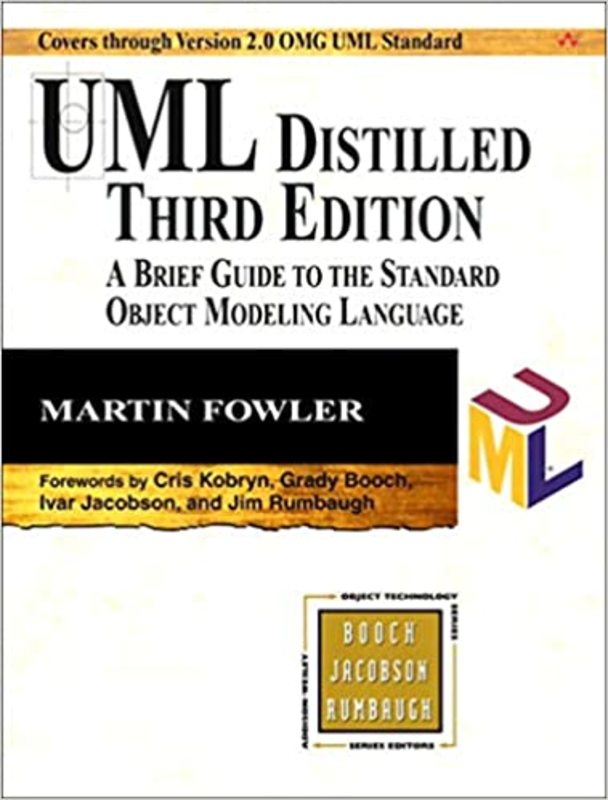 Book cover for "UML Distilled" by Martin Fowler