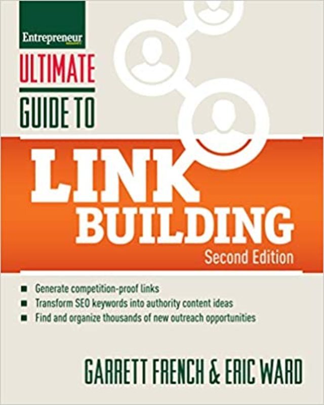 Book cover for "Ultimate Guide to Link Building" by Garrett French