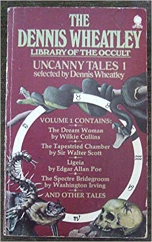 Book cover for "Uncanny Tales 1" by Dennis Wheatley