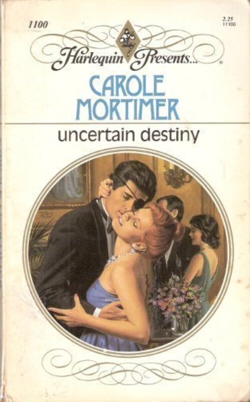 Book cover for "Uncertain Destiny" by Carole Mortimer