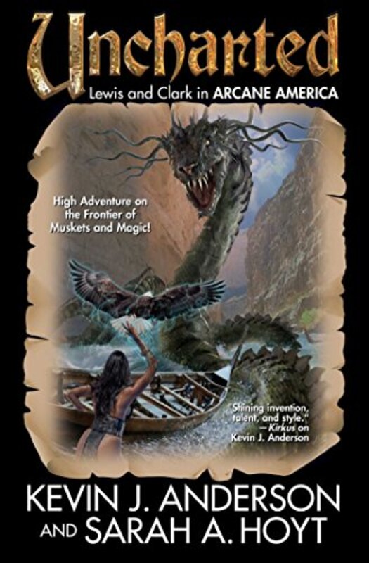 Book cover for "Uncharted" by Kevin J Anderson