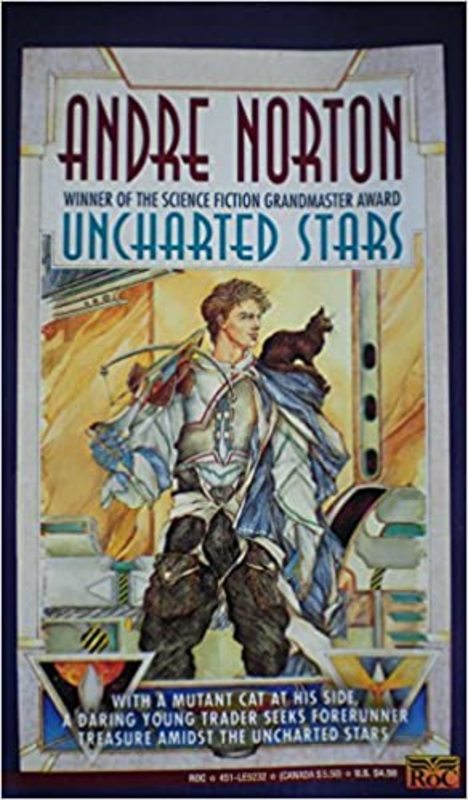 Book cover for "Uncharted Stars" by Andre Norton