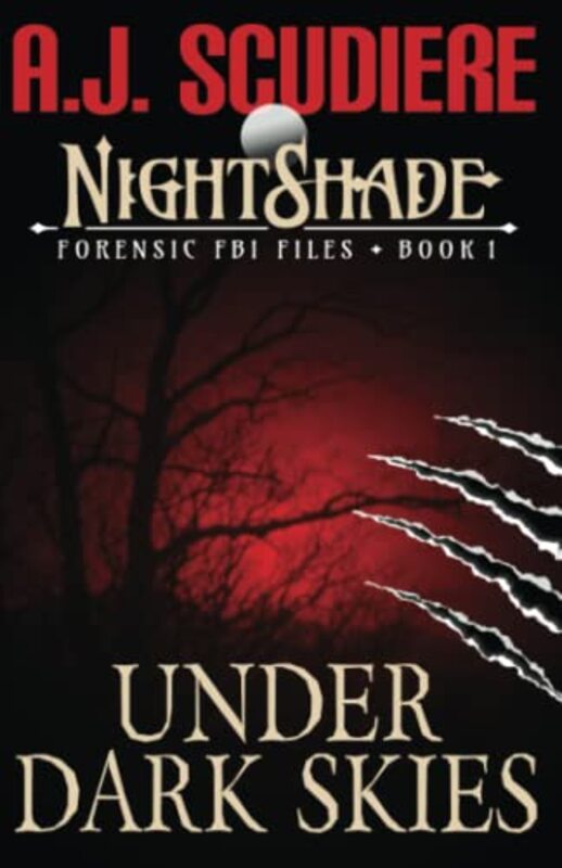 Book cover for "Under Dark Skies" by AJ Scudiere