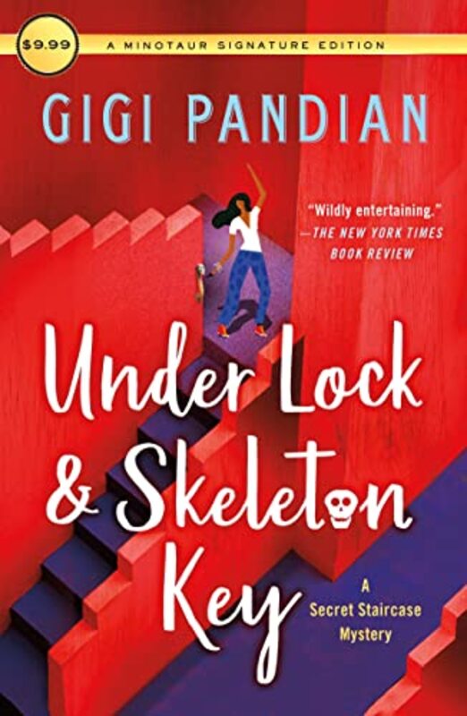 Book cover for "Under Lock and Skeleton Key" by Gigi Pandian