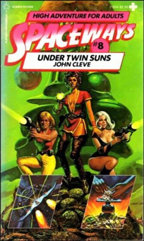 Book cover for "Under Twin Suns" by Roland J Green