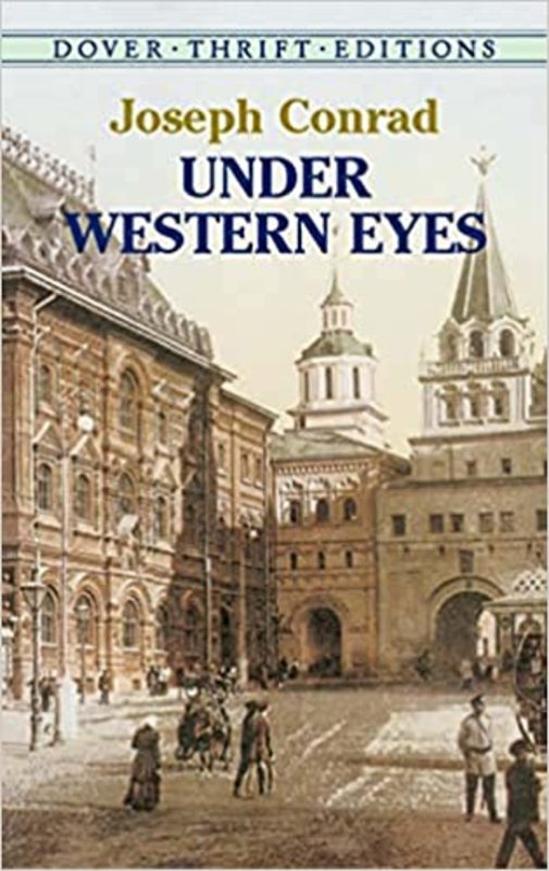 Book cover for "Under Western Eyes" by Joseph Conrad