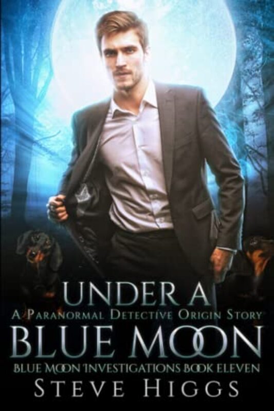 Book cover for "Under a Blue Moon" by Steve Higgs